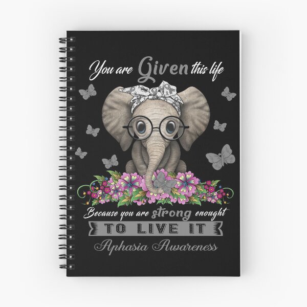 Item preview, Aphasia Warrior Cute Elephant Lover Gifts designed and sold by Adropine.