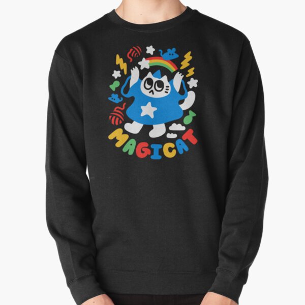 Colorful Magicat Pullover Sweatshirt