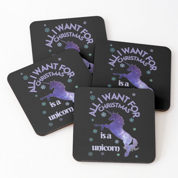 Item preview, All I want for Christmas is a unicorn designed and sold by LukjanovArt.