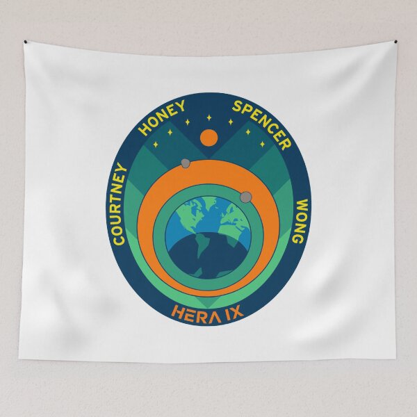 Item preview, HERA IX Mission Logo designed and sold by Nikki SpaceStuffPlus.
