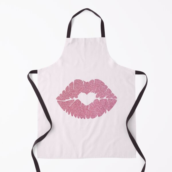 Item preview, Glitter Lips Kiss Plump Heart Sparkles Pink Lipstick Makeup designed and sold by Simplyy  Unique.