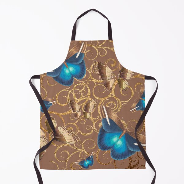 Item preview, BUTTERFLY- METALLIC BLUE & BRONZE designed and sold by Kwayako.