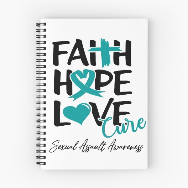 Item preview, Faith Hope Love Cure Sexual Assault Awareness designed and sold by Grooffos.
