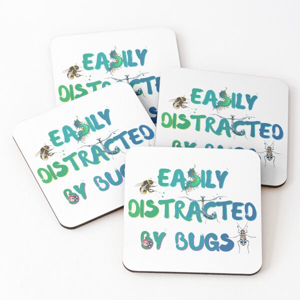 Item preview, Easily Distracted by Bugs - Blue/Green Edit designed and sold by techno-mantis.