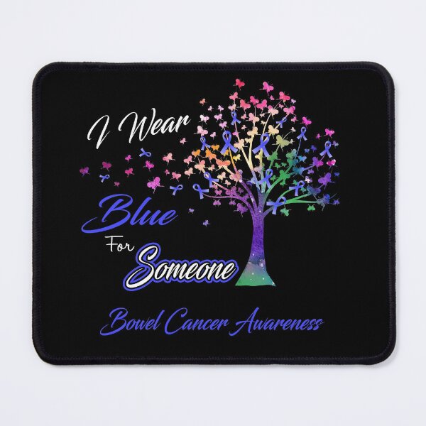 Item preview, Ribbon Tree I Wear Blue For Someone Bowel Cancer Awareness designed and sold by Tadmab.