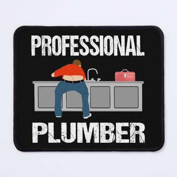 Clogged Toilet Funny Plumber Gift Plumbing' Mouse Pad