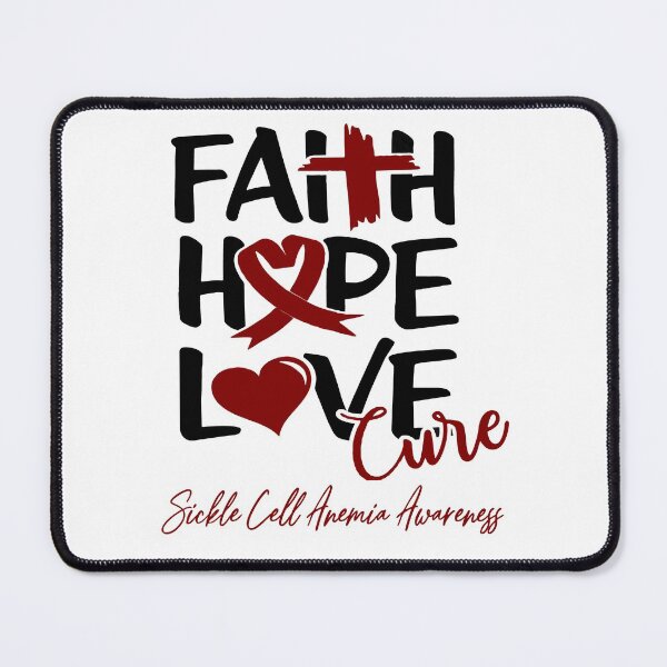Item preview, Faith Hope Love Cure Sickle Cell Anemia Awareness designed and sold by Grooffos.