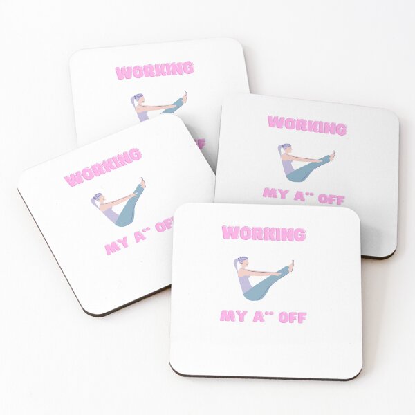 Item preview, Working My A** Off  designed and sold by Poetic Patterns Studio.
