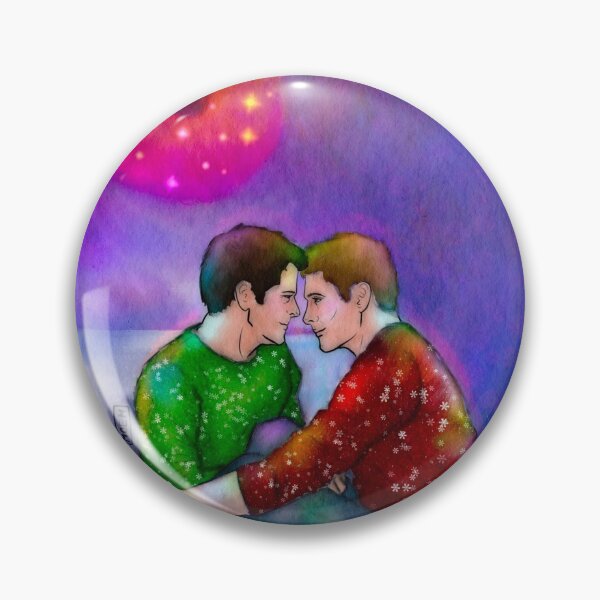 Item preview, Destiel rainbow christmas designed and sold by M-O-E-M.