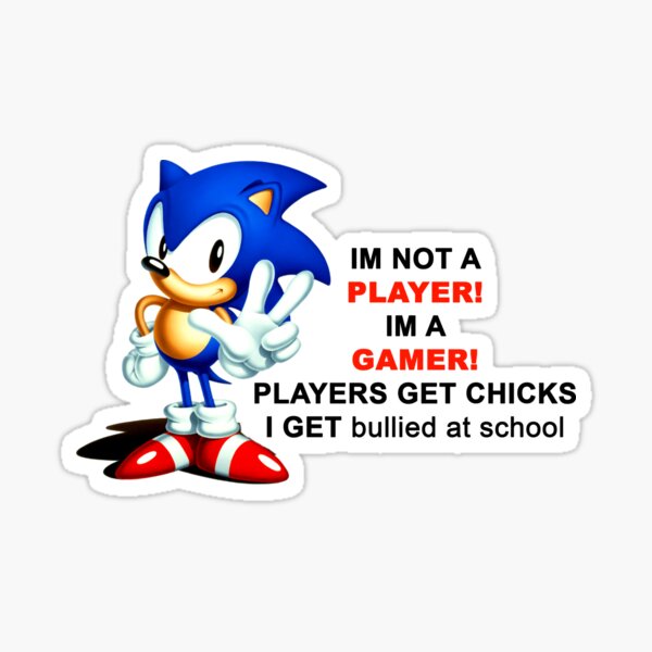 im a gamer! Sticker