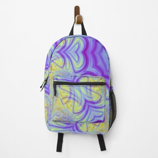 Item preview, Abstract Purple & Yellow Floral Fractal Hearts designed and sold by SXW Designs.
