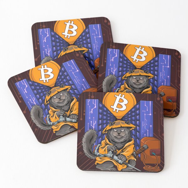 Artikelvorschau, Bitcoin Samurai Cat #6 - ArtofSatoshi entworfen und verkauft von ArtOfSatoshiOrg.