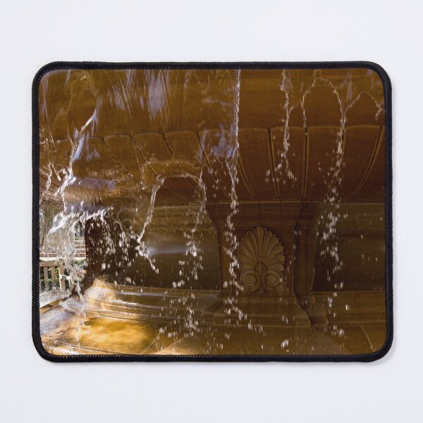 Item preview, Buttery Golden Marble Through Ripping Water Curtains - Take One designed and sold by Georgia Mizuleva.