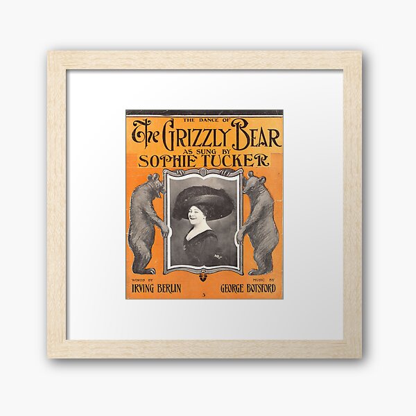 Vista previa del artículo con la obra «Sophie Tucker y La danza del oso grizzly», diseñado y vendido por collageDP.