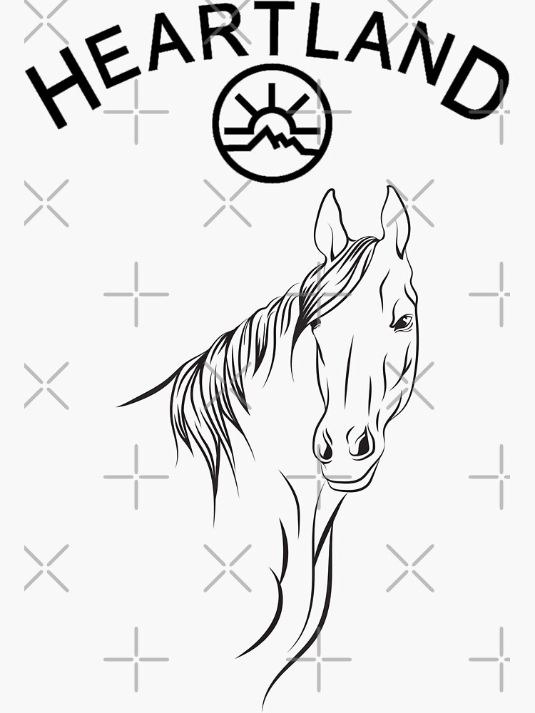 "Heartland, Heartland Horse" Sticker for Sale by STARPULL Redbubble