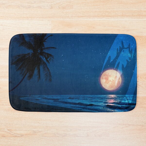 Item preview, Tropical beach | palm trees | ocean designed and sold by hossamsoud.