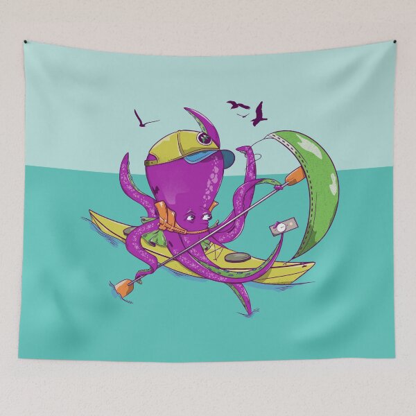 Item preview, Octopus Sea kayaking designed and sold by piedaydesigns.