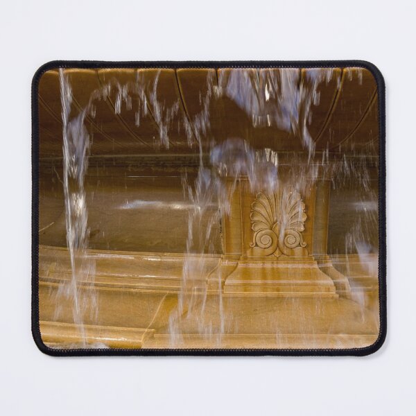 Item preview, Buttery Golden Marble Through Ripping Water Curtains - Take Two designed and sold by Georgia Mizuleva.