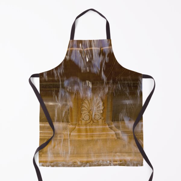 Item preview, Buttery Golden Marble Through Ripping Water Curtains - Take Two designed and sold by Georgia Mizuleva.