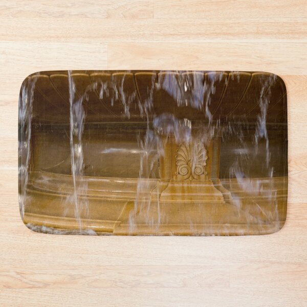 Item preview, Buttery Golden Marble Through Ripping Water Curtains - Take Two designed and sold by Georgia Mizuleva.