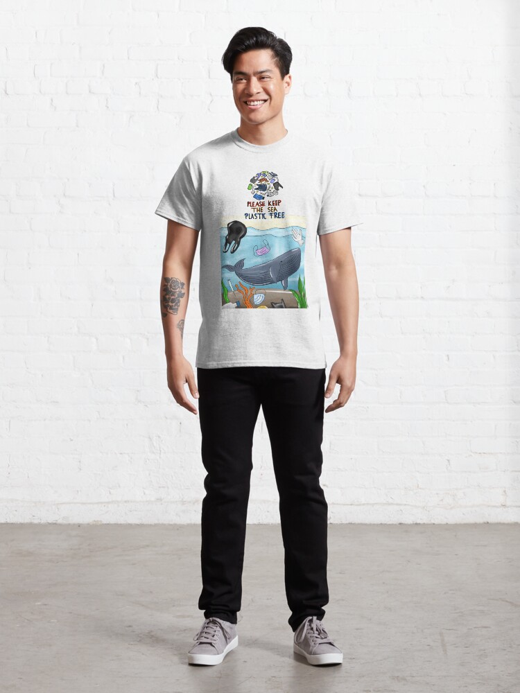 Vista alternativa de Camiseta clásica Equipo ambientalista