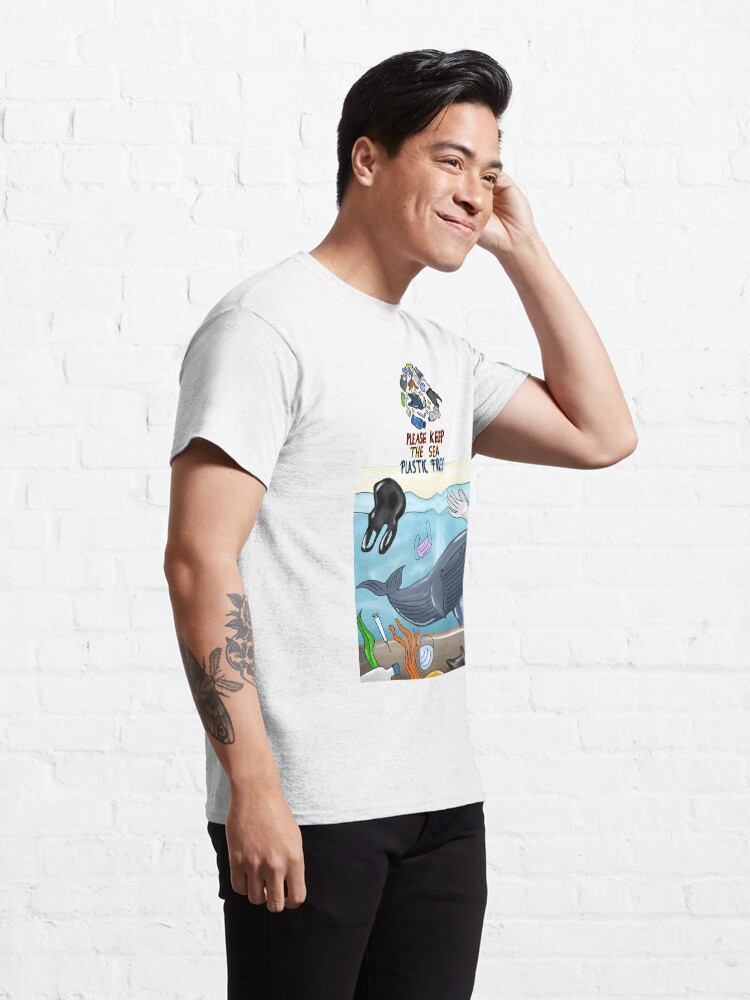 Vista alternativa de Camiseta clásica Equipo ambientalista
