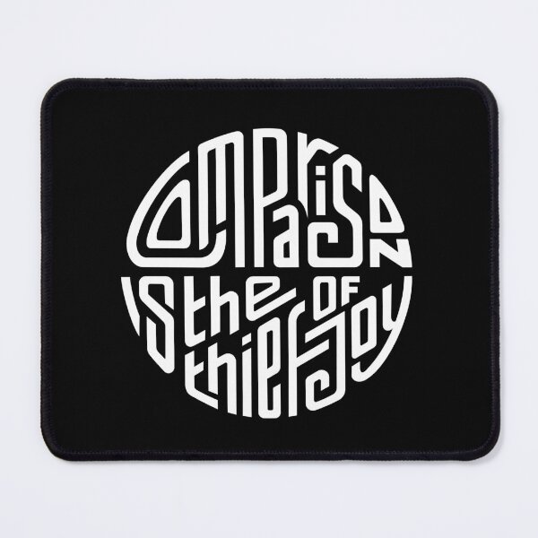 Item preview, "COMPARISON IS THE THIEF OF JOY" quotation designed and sold by Carina Parry Studios.