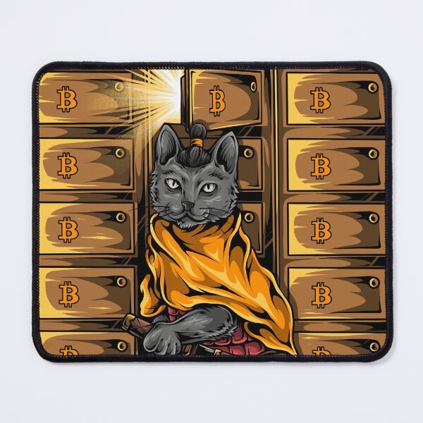 Item preview, Bitcoin Samurai Cat #10 - ArtofSatoshi designed and sold by ArtOfSatoshiOrg.
