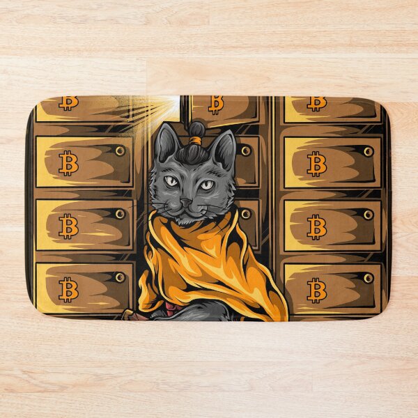 Item preview, Bitcoin Samurai Cat #10 - ArtofSatoshi designed and sold by ArtOfSatoshiOrg.
