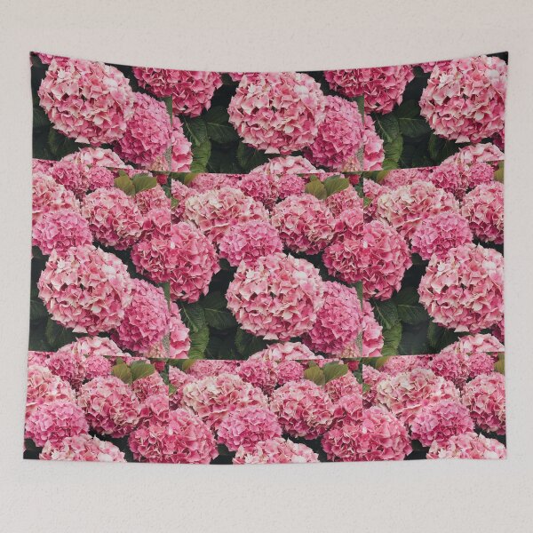 Item preview, Beautiful Pink Hydrangeas Blooming designed and sold by newburyboutique.