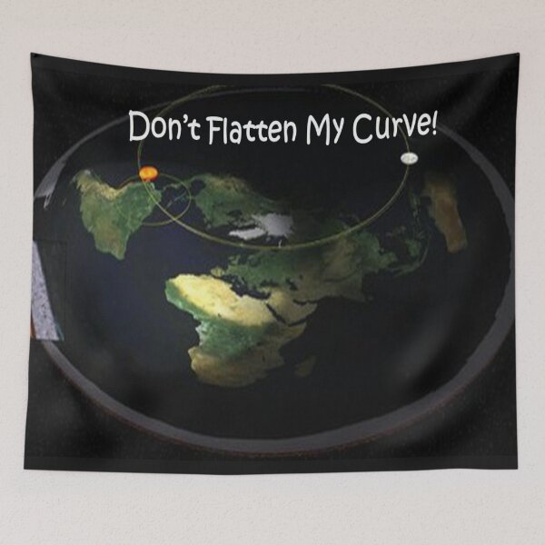 Item preview, Don't flatten my Curve! designed and sold by ChaChings.