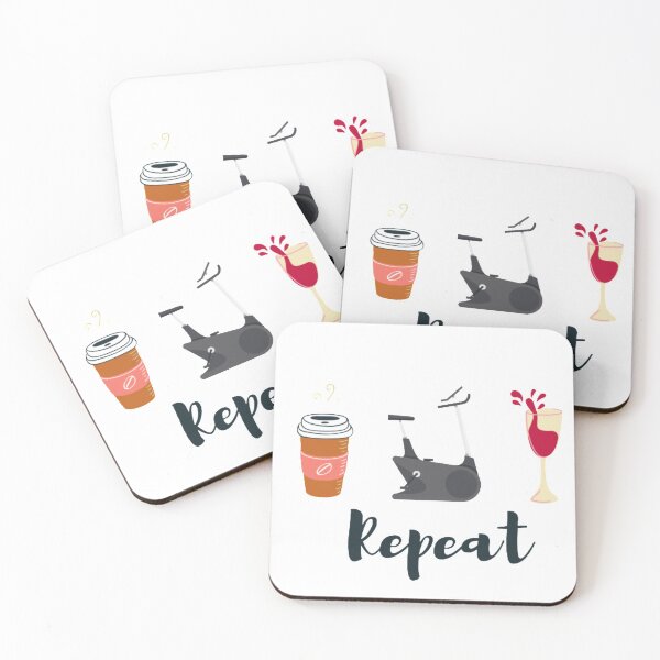 Item preview, Coffee Pelo Wine Repeat designed and sold by mariahparker1.