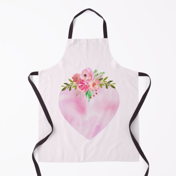 Item preview, Heart Pink Pastel Marble Flowers Roses designed and sold by Simplyy Unique.