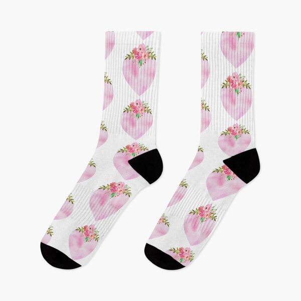 Item preview, Heart Pink Pastel Marble Flowers Roses designed and sold by Simplyy  Unique.
