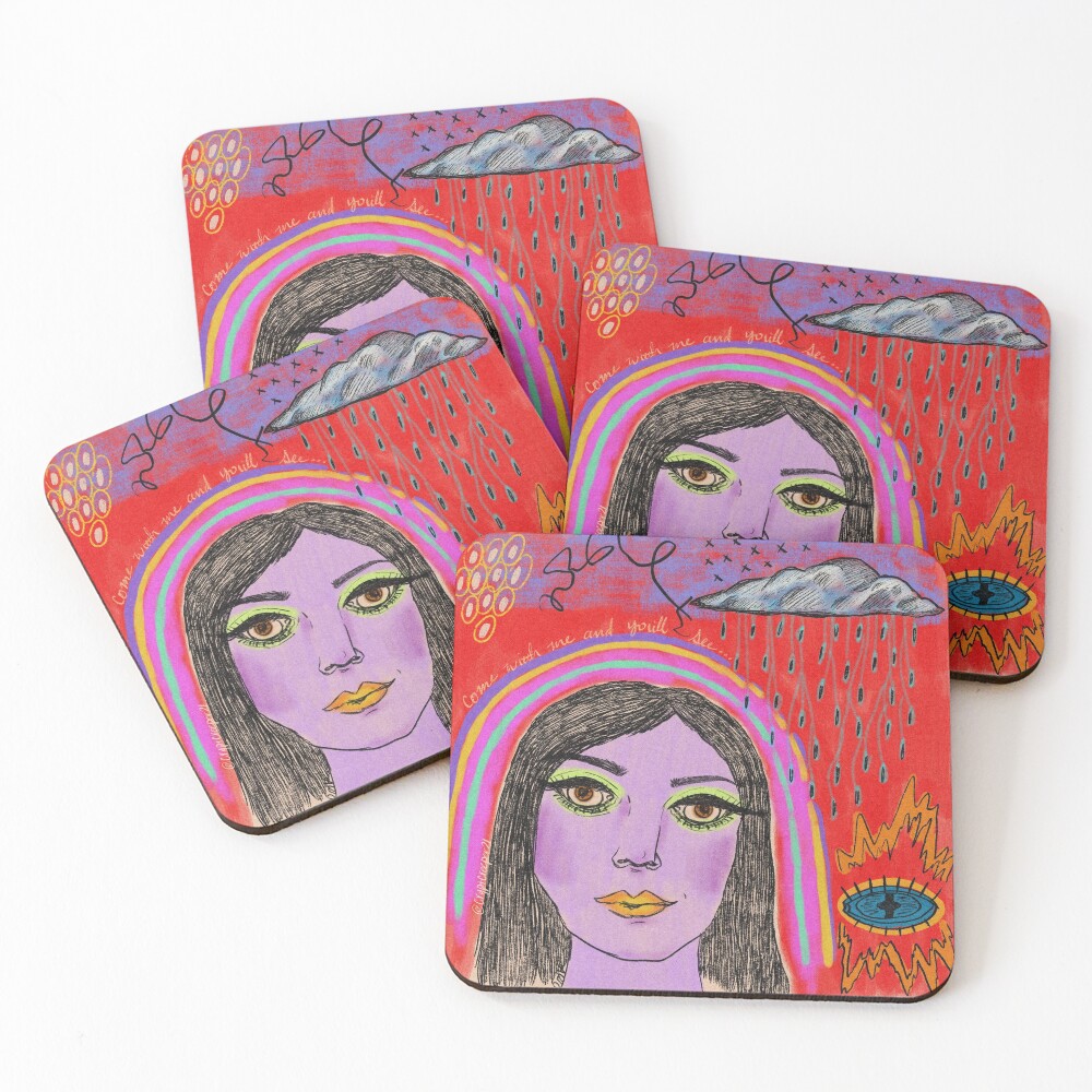 Item preview, Coasters (Set of 4) designed and sold by cryptcreeper21.