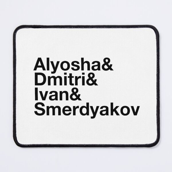 Item preview, Dostoevsky The Brothers Karamazov Character List: Alyosha & Dmitri & Ivan & Smerdyakov designed and sold by kierkegaard.