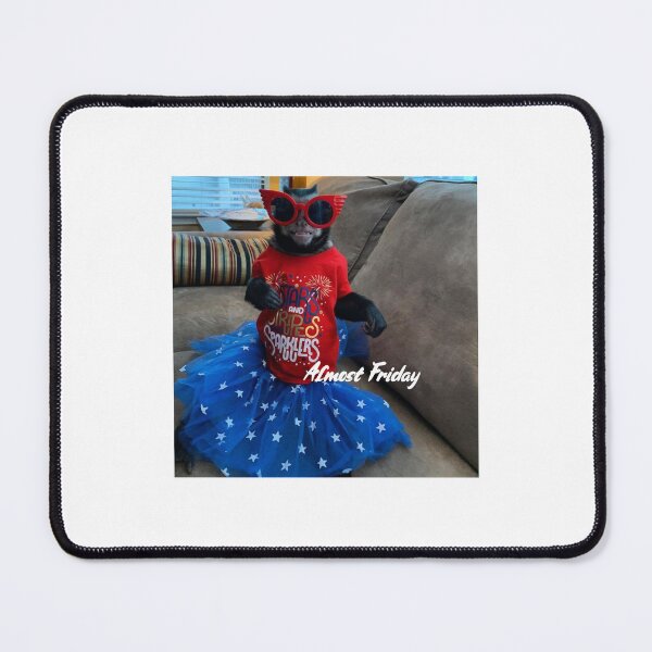 Item preview, 4th of July Almost Friday Monkey designed and sold by JoeyGsShop.