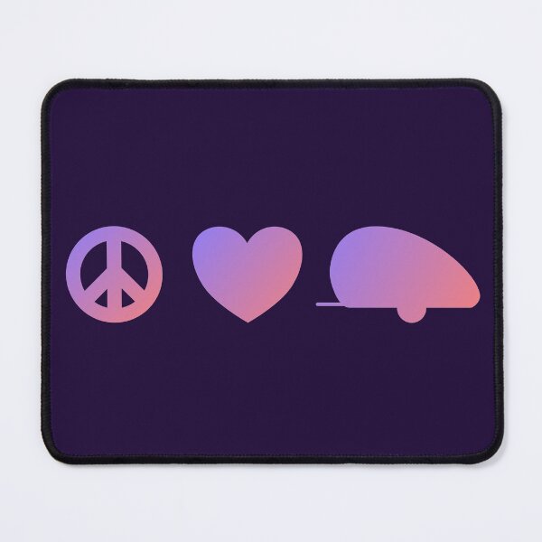 Item preview, Peace Love Camp - Teardrop Camper designed and sold by neilcooperphoto.