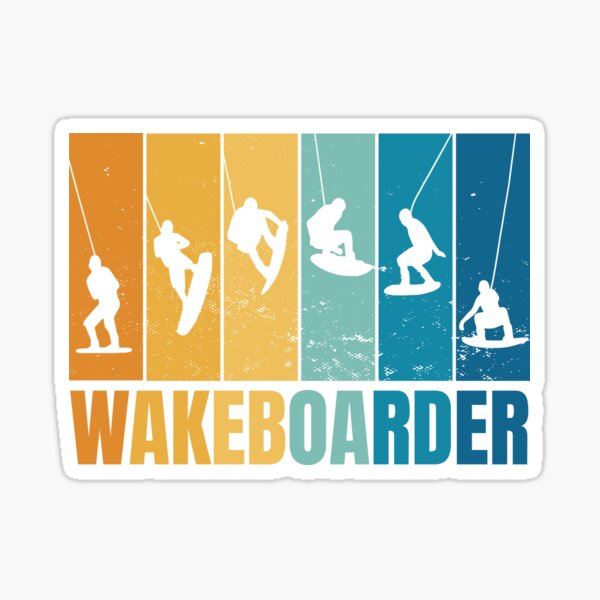 Artikel-Vorschau von mit Wakeboarder-Silhouetten T-Shirt, designt und verkauft von ILTS.