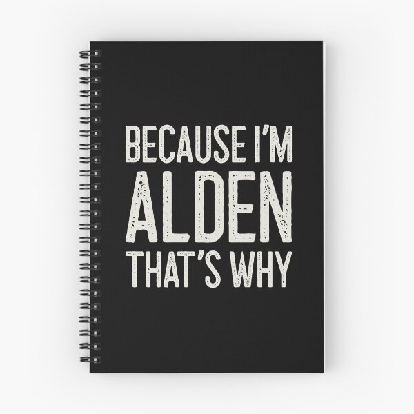 Artikelvorschau, Weil ich Alden bin, deshalb lustiger personalisierter Name entworfen und verkauft von MariosNydras.