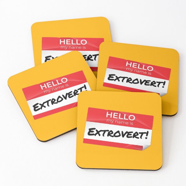 Item preview, Hello My Name Is Extrovert designed and sold by Birdbrook Academy.