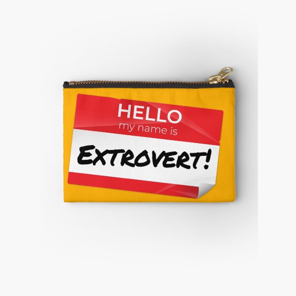 Item preview, Hello My Name Is Extrovert designed and sold by Birdbrook Academy.
