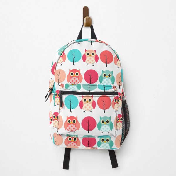 Item preview, Cute, Funny, kawaii, Owl Pattern, Red, Green, Blue designed and sold by Jaydee001.