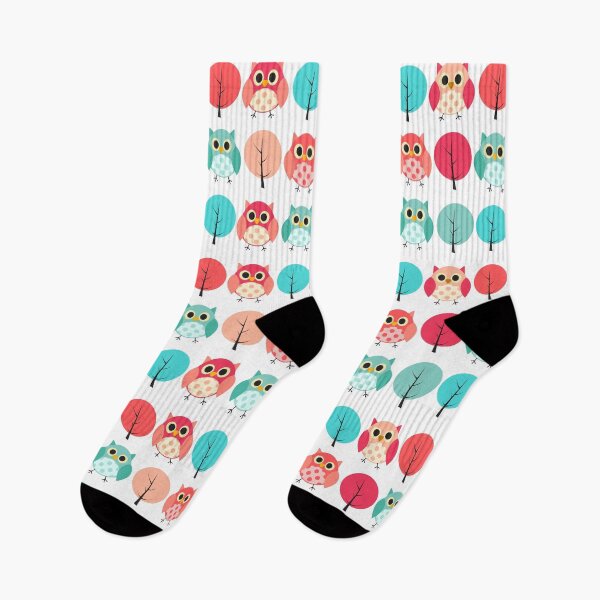 Item preview, Cute, Funny, kawaii, Owl Pattern,  Red, Green, Blue  designed and sold by Jaydee001.