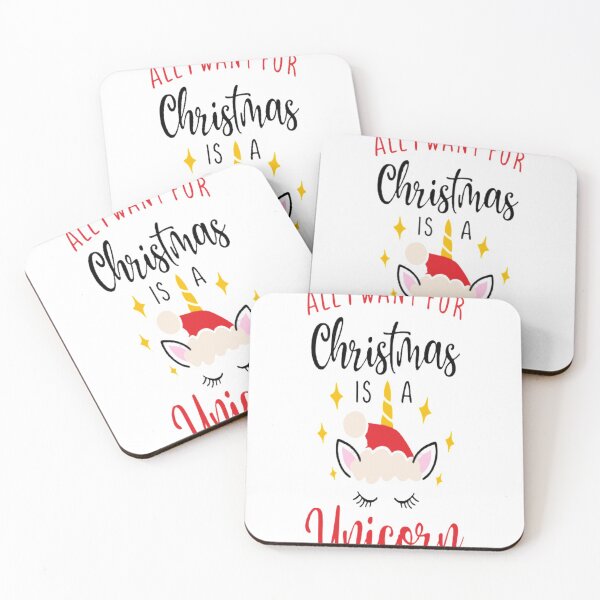 Item preview, All i want for christmas is a unicorn design for all products designed and sold by potits-work.