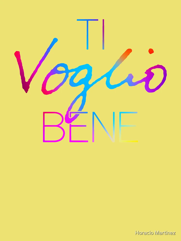 Ti Voglio Bene Sticker for Sale by Horacio Martinez