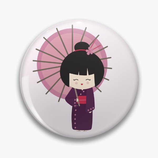 Artikelvorschau, Kawaii Girl Japan japanischer Kimono-Regenschirm entworfen und verkauft von Simplyy Unique.