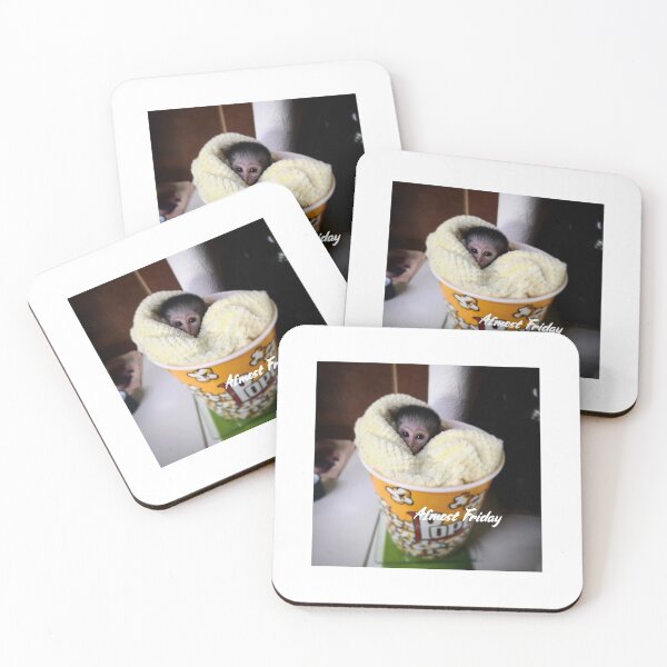 Item preview, Popcorn Monkey - Almost Friday designed and sold by JoeyGsShop.