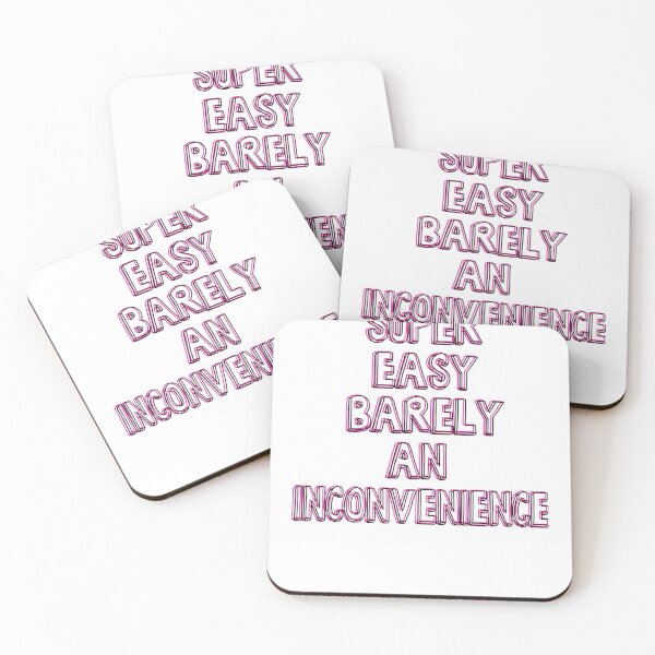 Item preview, Super Easy Barely An Inconvenience Pitch Meeting Inspired Tight Font Text Quote    designed and sold by Aigilowagner.