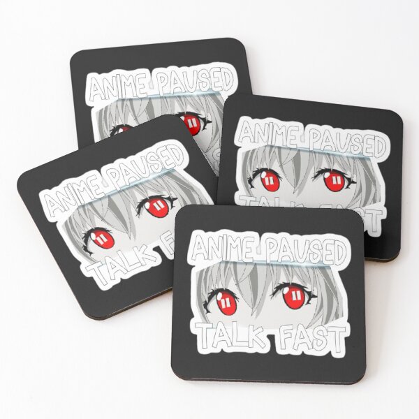 Item preview, anime paused talk fast design for all products  designed and sold by potits-work.